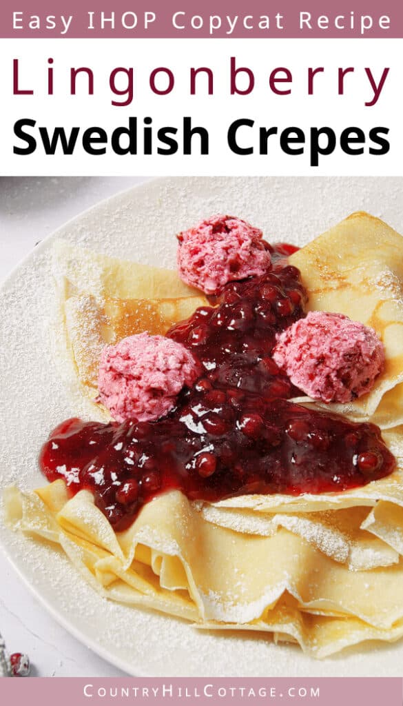 IHOP Swedish Crepes
