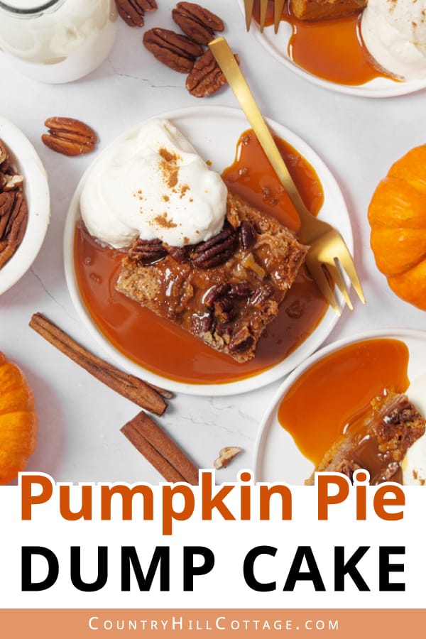 pumpkin dump cake with condensed milk