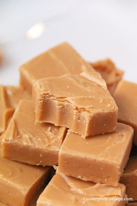 Evaporated Milk Fudge {No Marshmallows}
