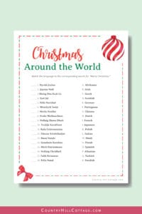 Free Printable Christmas Games for Adults and Older Kids {9 Games}
