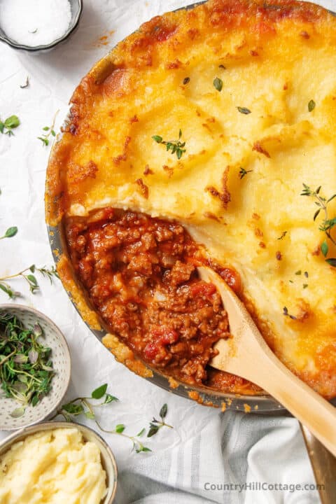 Shepherd's Pie Without Vegetables