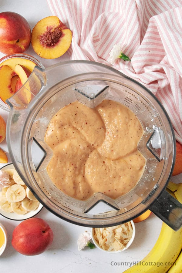 how to make nectarine peach smoothie