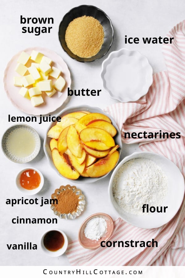 nectarine galette ingredients