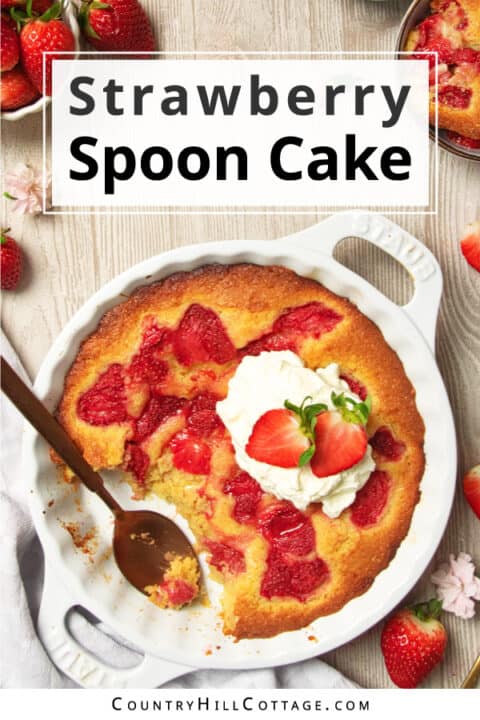 Strawberry Spoon Cake