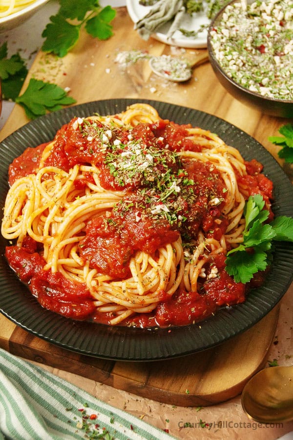 Spaghetti Seasoning {Easy Pasta Sauce Spice Recipe}