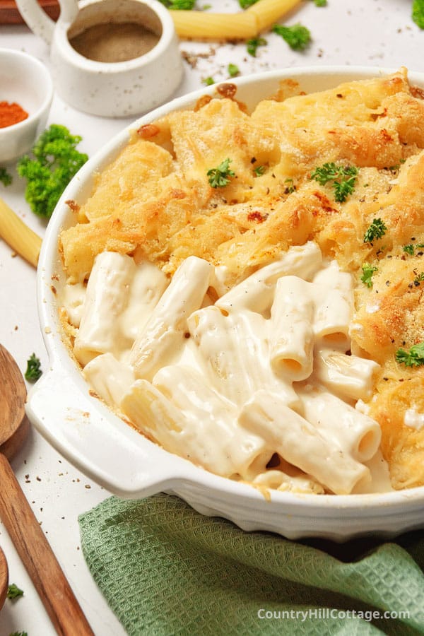 half and half in mac and cheese