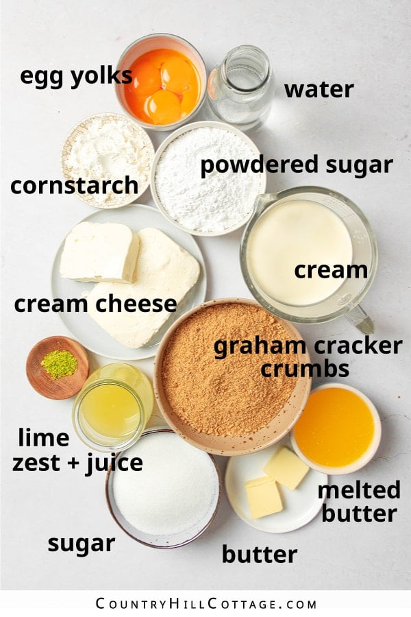 key lime cream cheese pie ingredients
