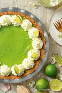 Cream Cheese Key Lime Pie 