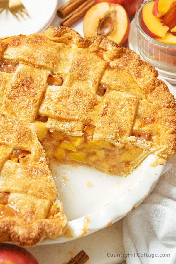 nectarine peach pie