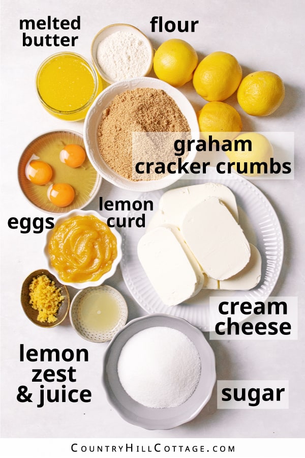 Philadelphia lemon cheesecake ingredients