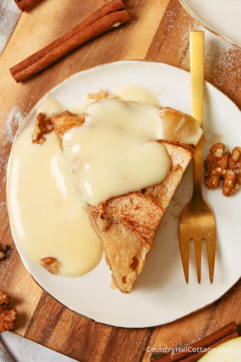 Crustless Apple Pie