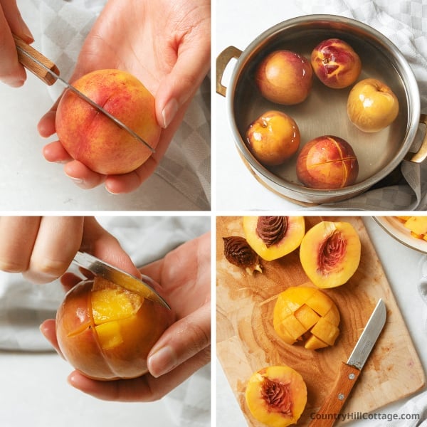 step 1 prepare nectarines