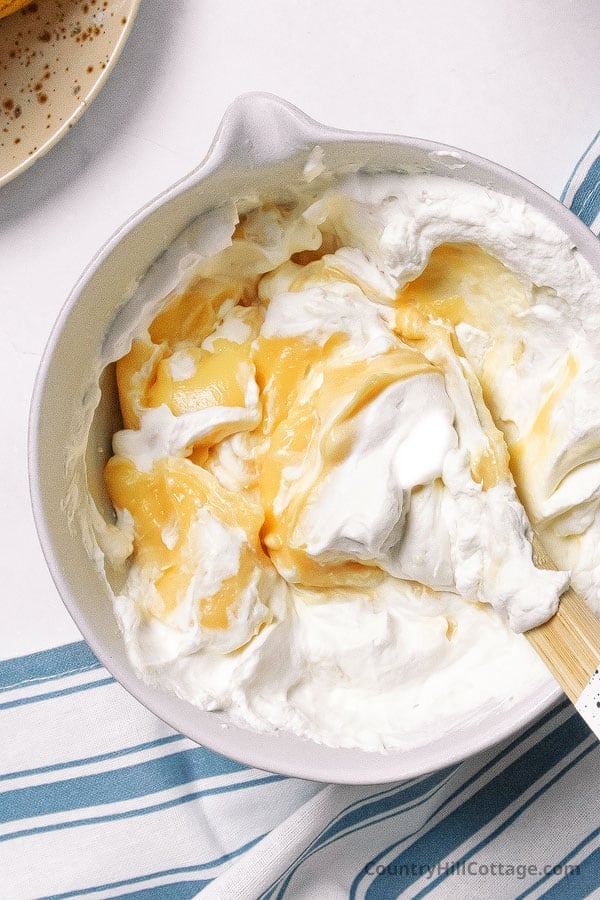step 2 add whipped cream