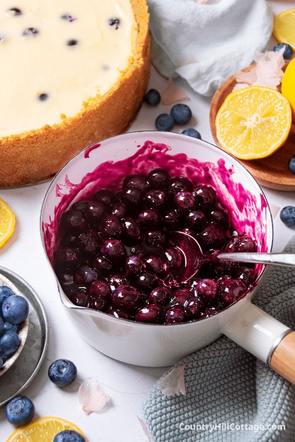 blueberry topping for cheesecake