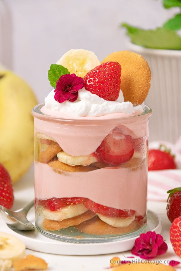 Strawberry Banana Pudding