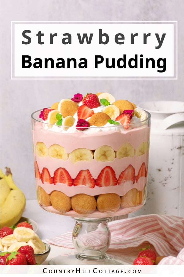 strawberry shortcake banana pudding