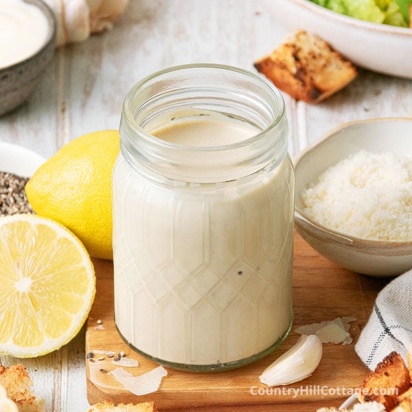 Caesar Salad Dressing without Anchovies