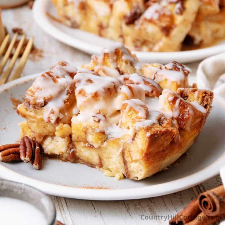 cinnamon roll casserole.