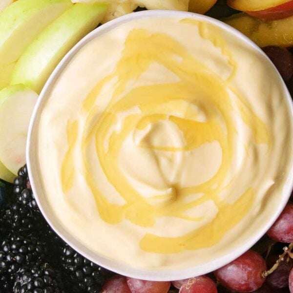 Cream Cheese Fruit Dip without Marshmallow