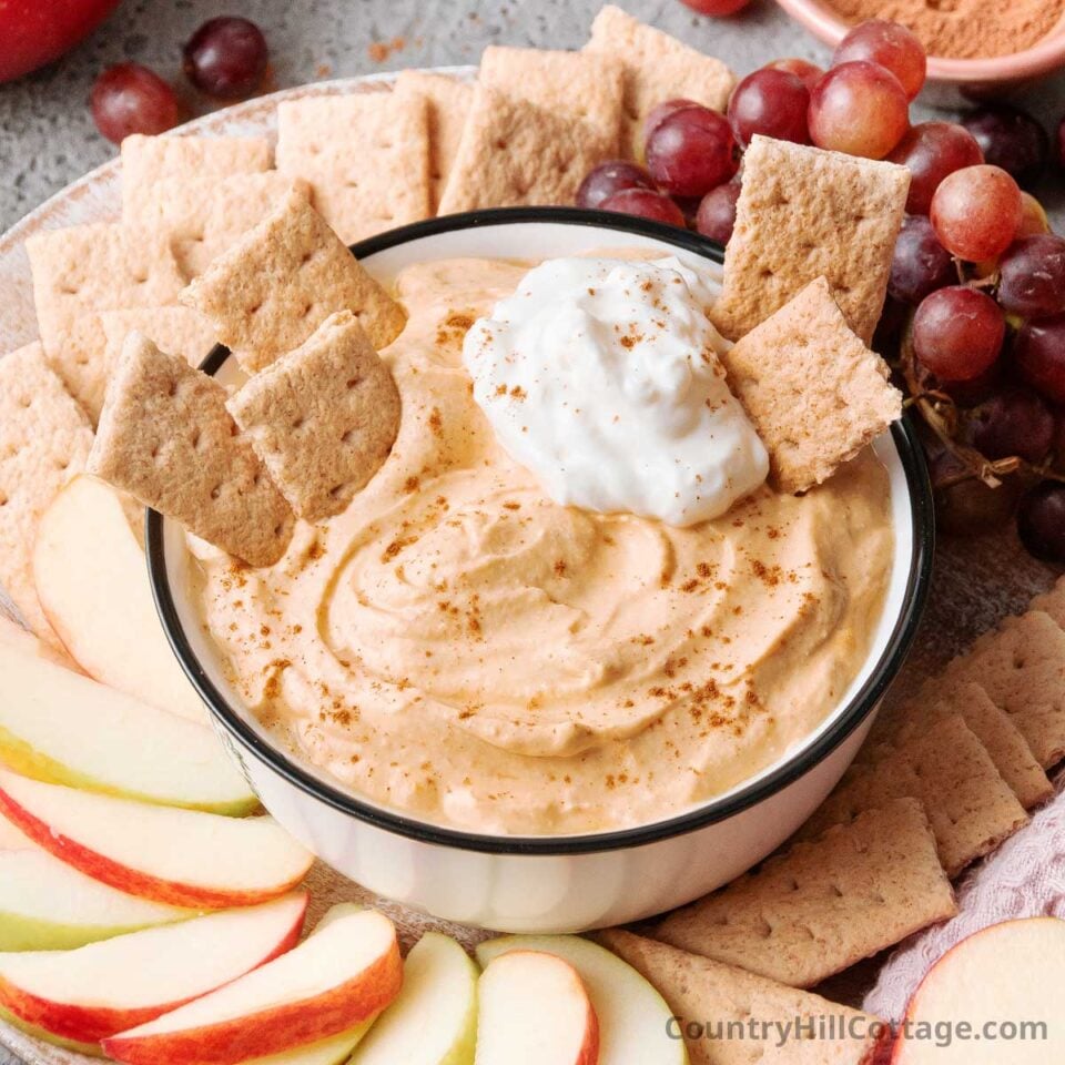 Pumpkin Dip with Ginger Snaps {15 Min Recipe}