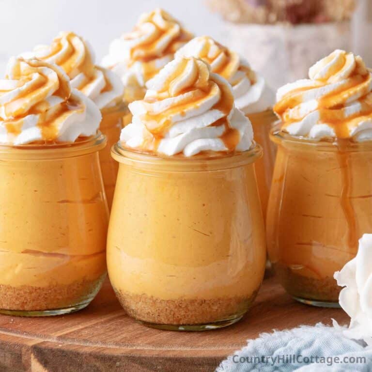 pumpkin mousse parfait.