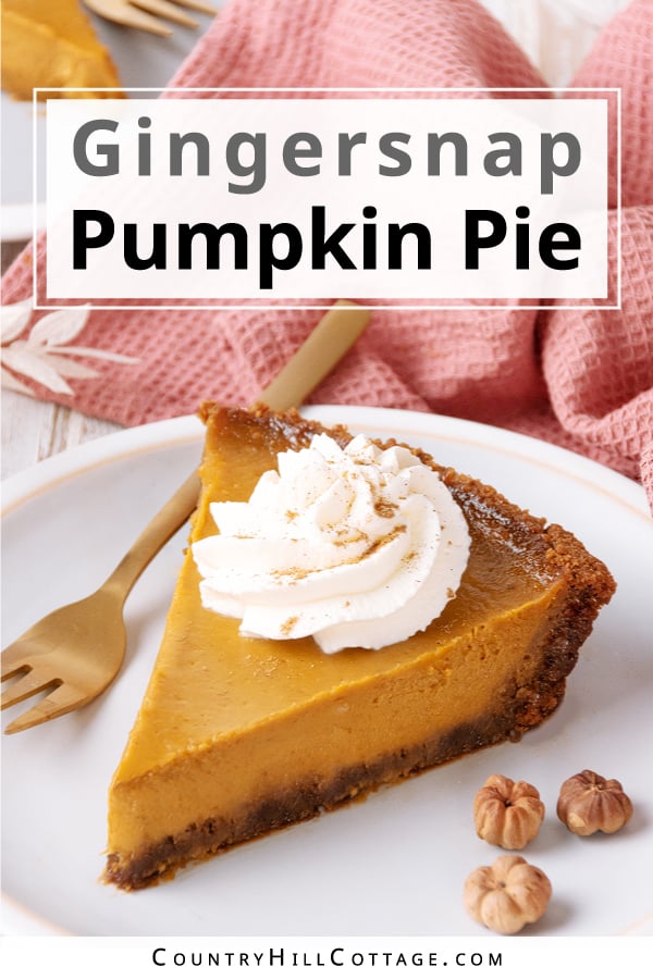 Alton Brown Pumpkin Pie with Gingersnap Crust