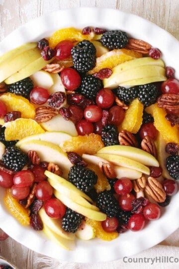 Thanksgiving fruit salad recipe.