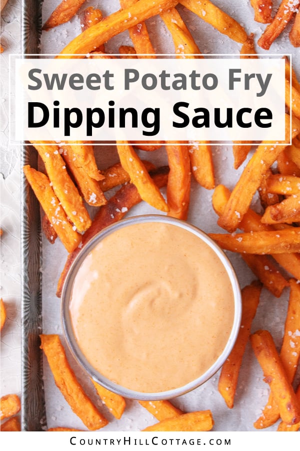 Sweet Potato Fry Dip {Easy 5 Ingredient Recipe}