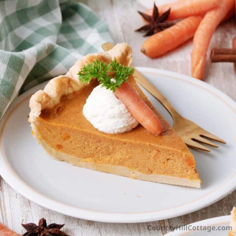 carrot pie.
