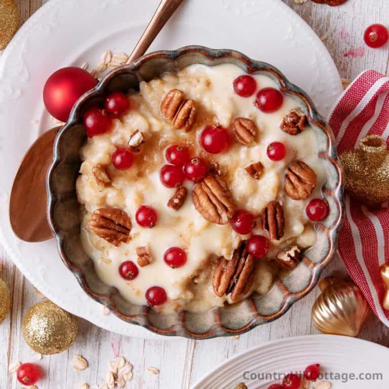 eggnog oatmeal.
