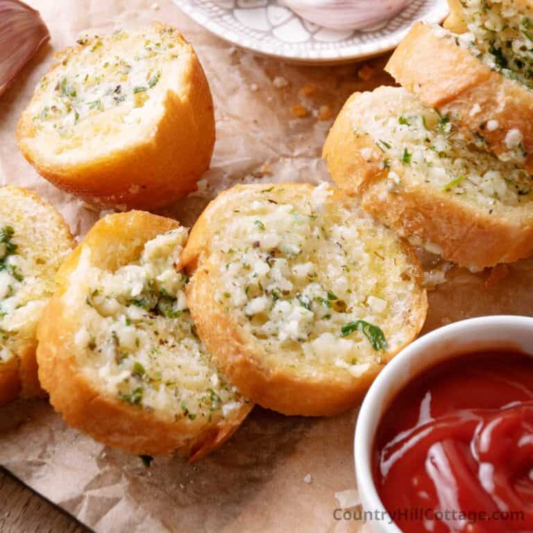 garlic bread baguette recipe.