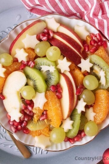 holiday fruit salad.