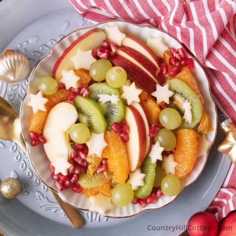 holiday fruit salad.