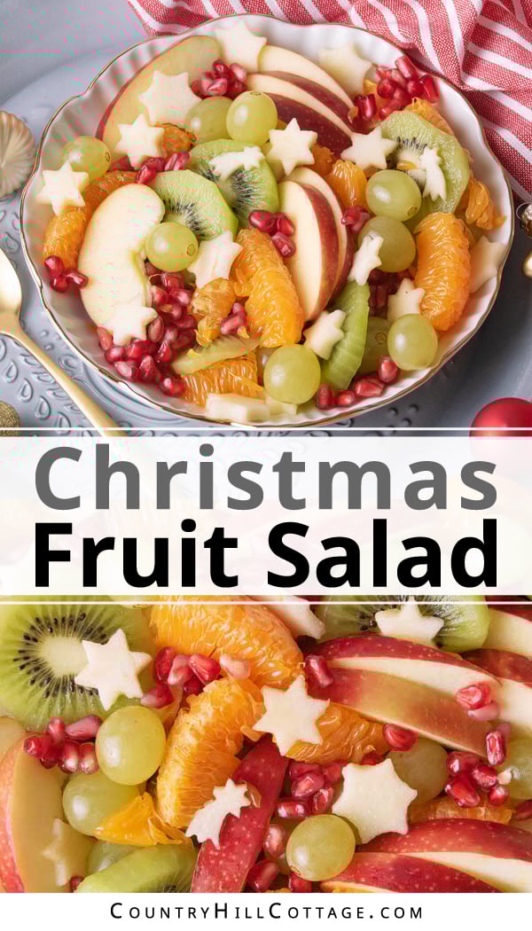 Christmas Fruit Salad {20 Min Recipe}