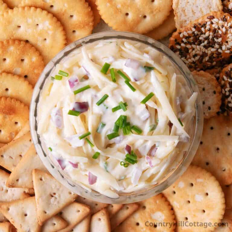 Jarlsberg cheese dip.