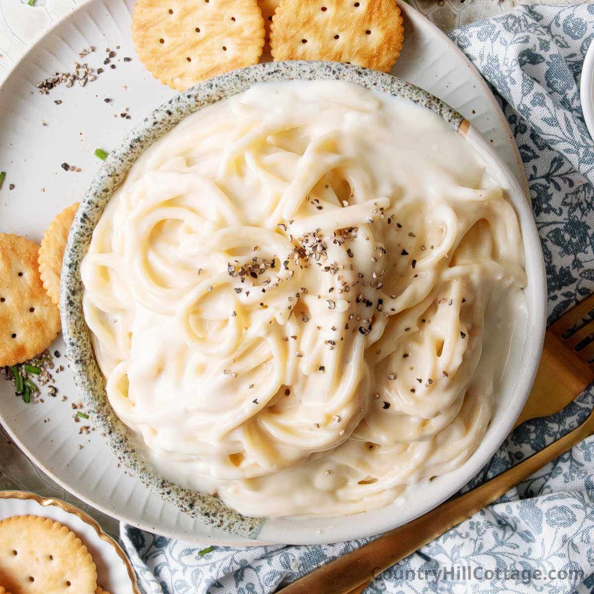 Spaghetti Mac and Cheese {Easy 1 Pot Recipe}
