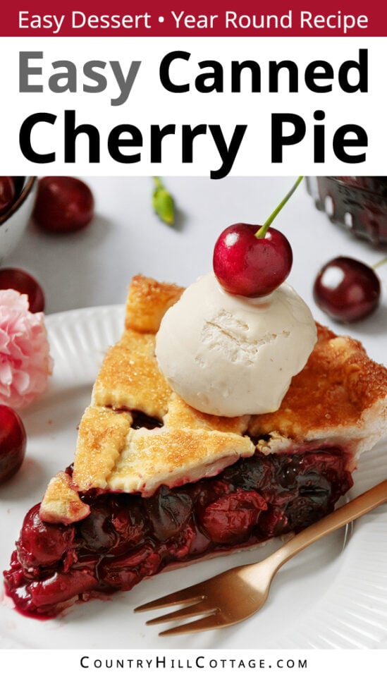 Canned Cherry Pie Recipe