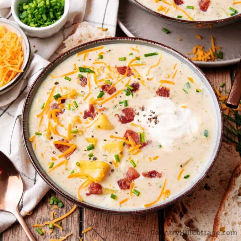 evaporated milk potato soup.