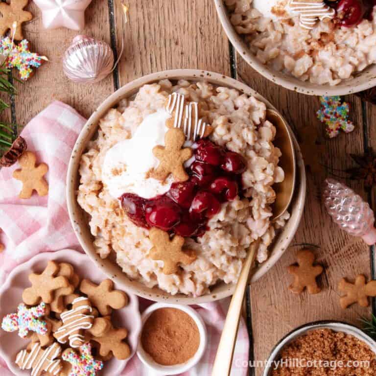 ginger oatmeal.