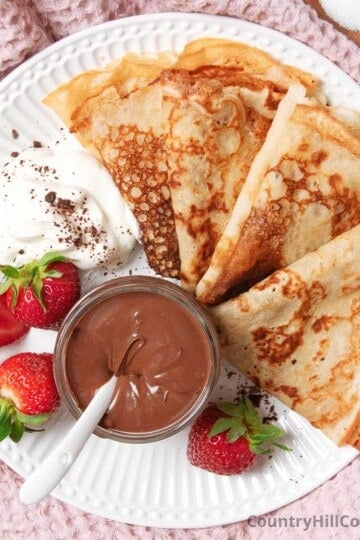 how to make crepes with Bisquick.