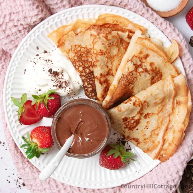 how to make crepes with Bisquick.