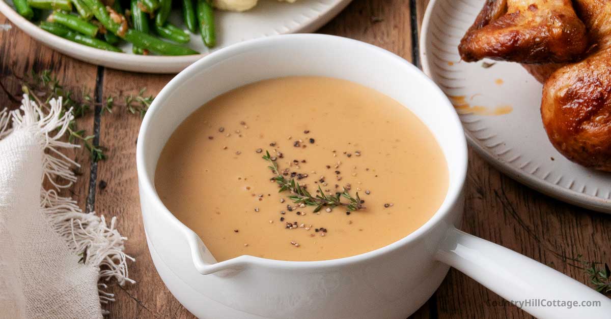 Evaporated Milk Gravy