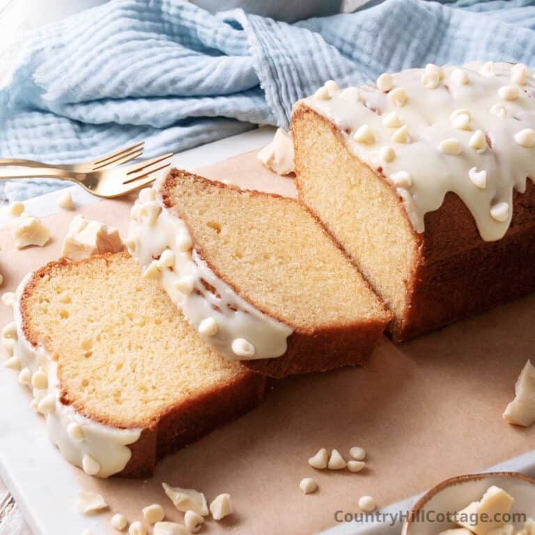 white chocolate bread.