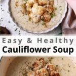 easy cauliflower soup.