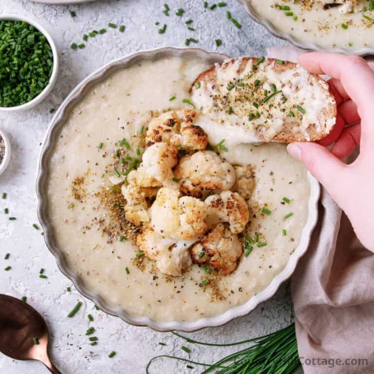 healthy cauliflower soup without cream.
