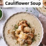 no cream cauliflower soup.
