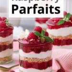 raspberry chocolate parfait.