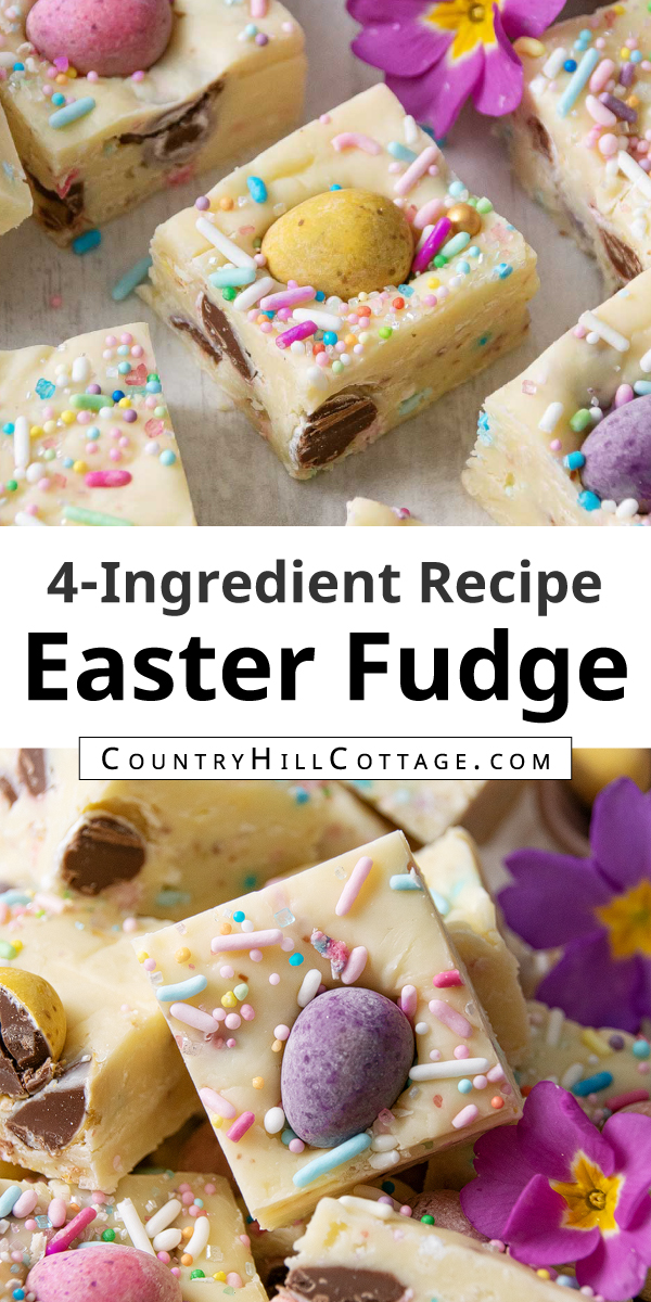 Easter Fudge {Easy Recipe with Mini Eggs}