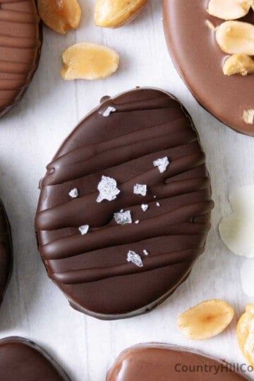 homemade peanut butter eggs.