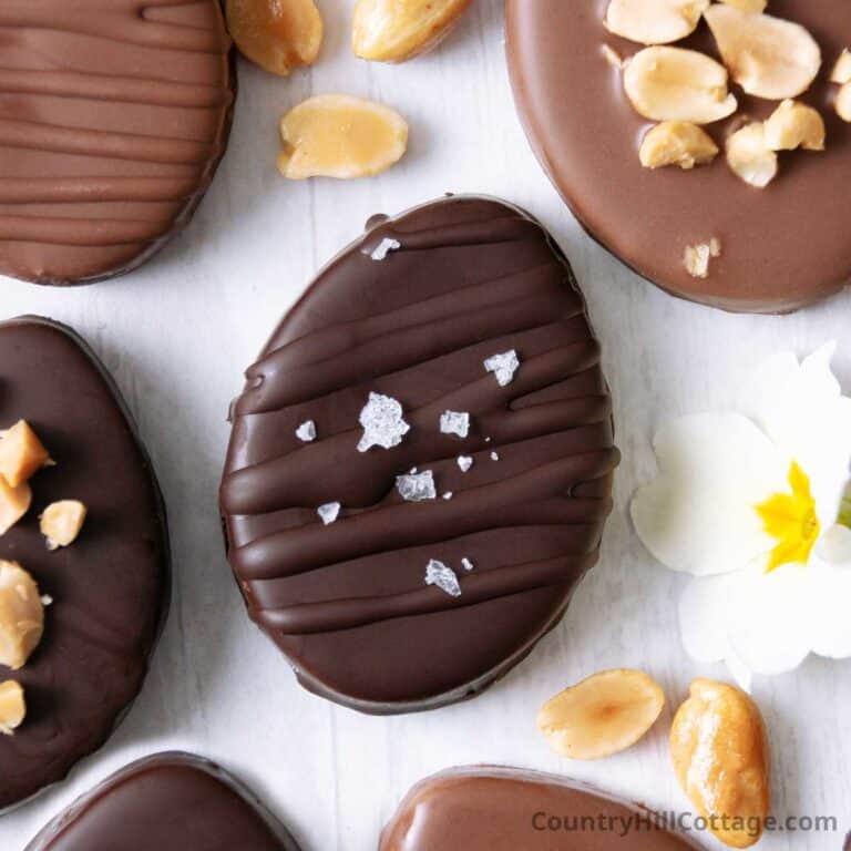 homemade peanut butter eggs.